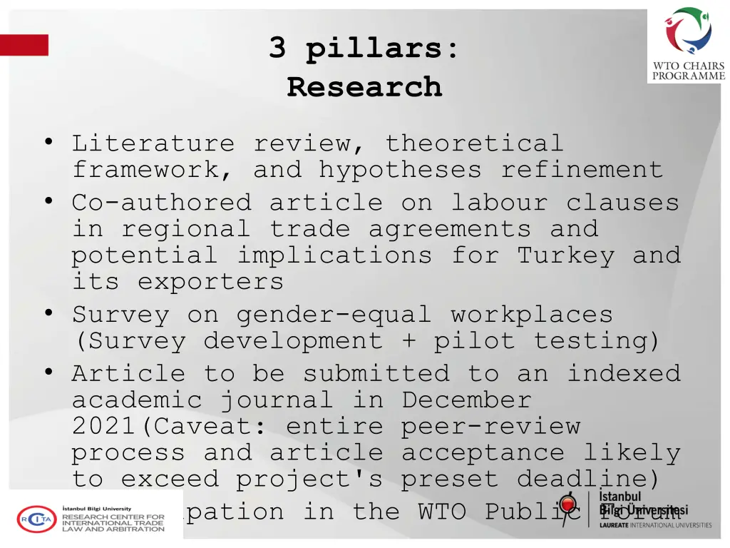 3 pillars research