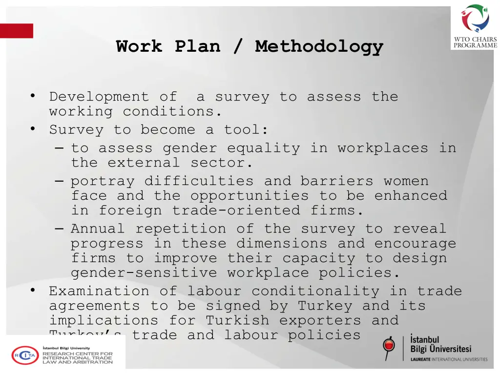 work plan methodology