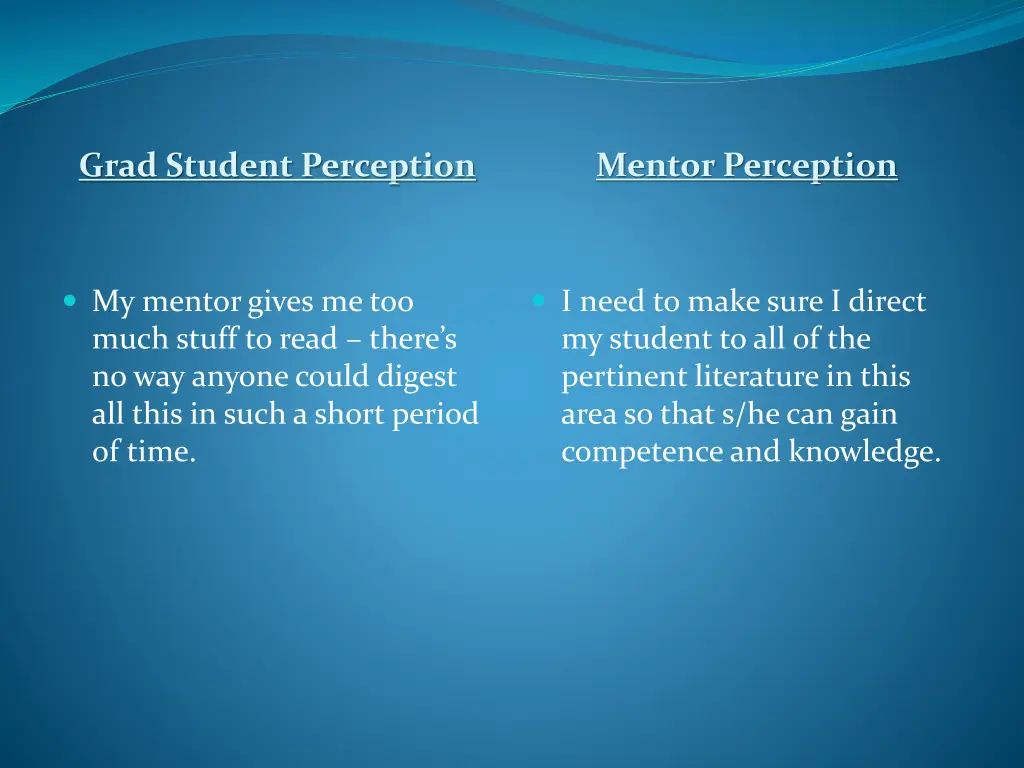 mentor perception 9