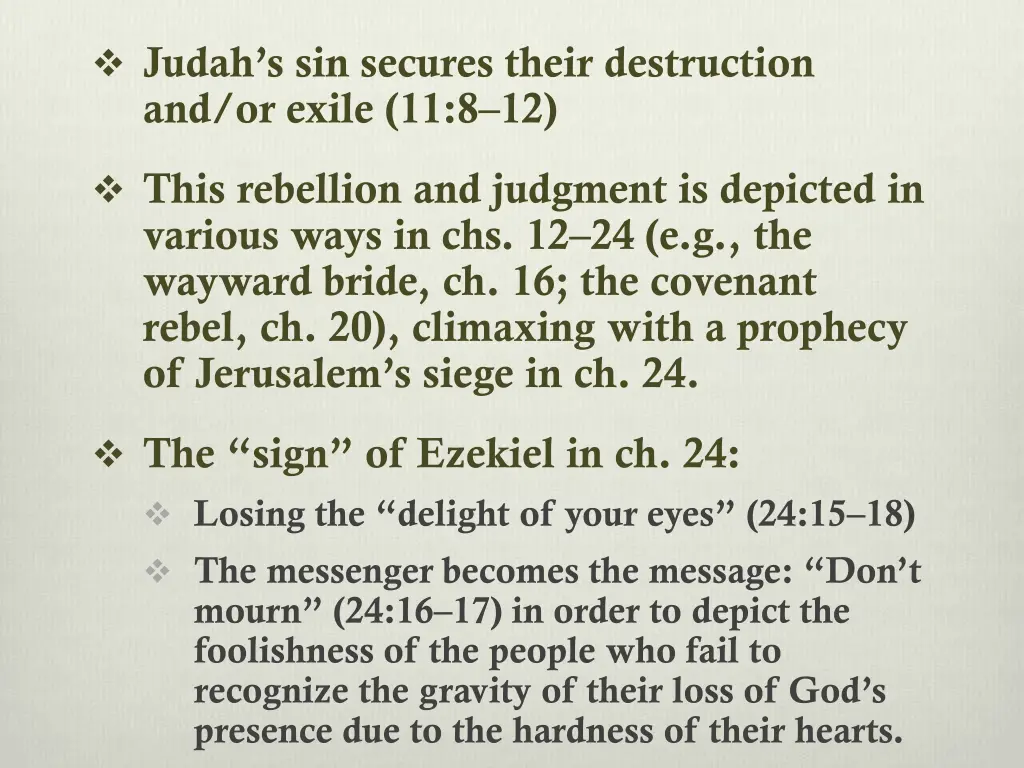 judah s sin secures their destruction