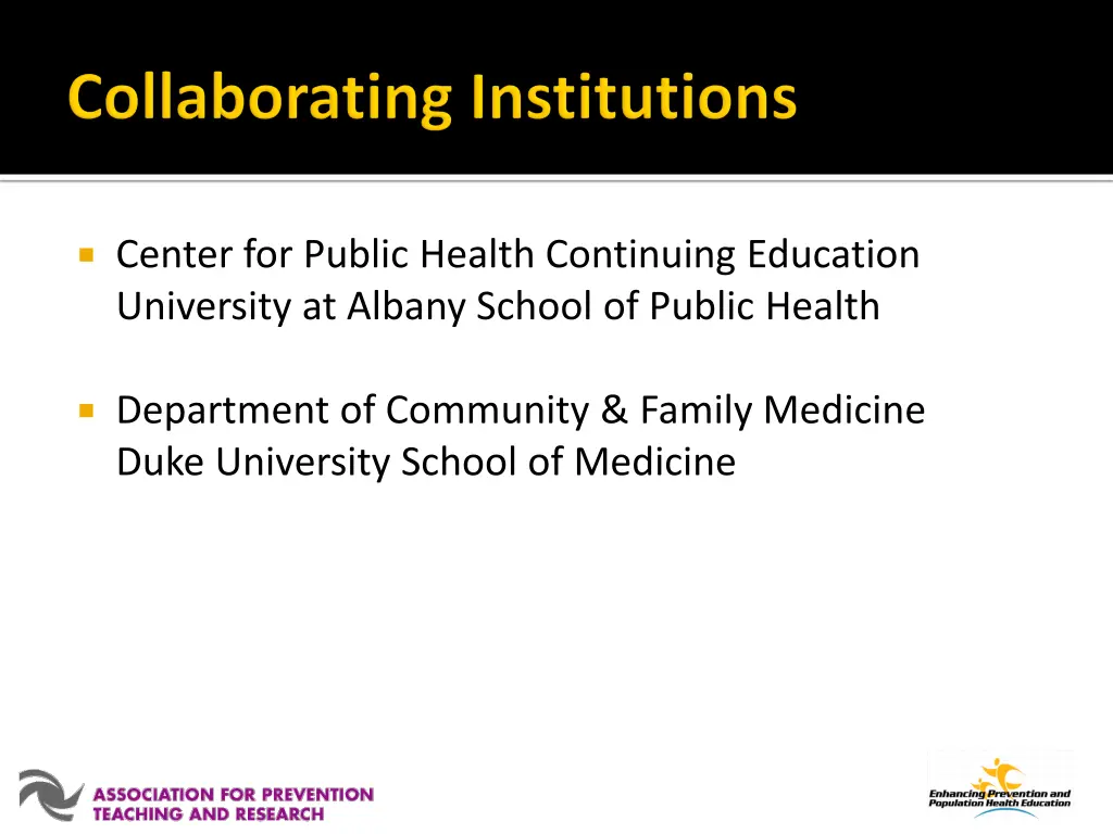 center for public health continuing education