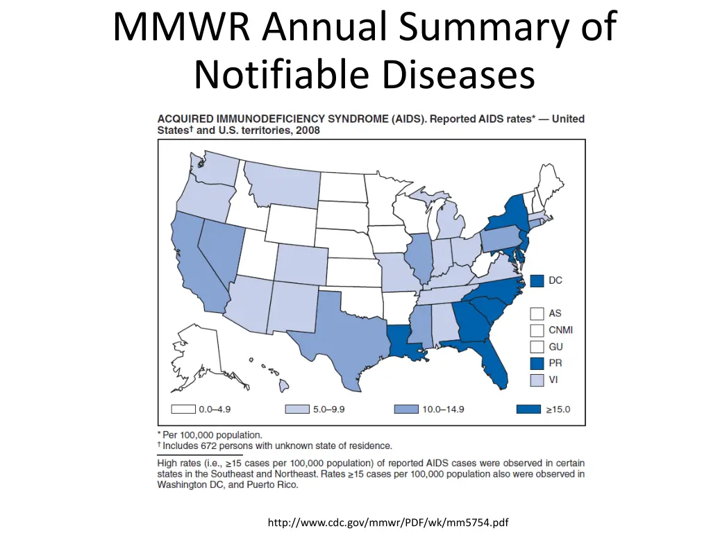 mmwr annual summary of notifiable diseases