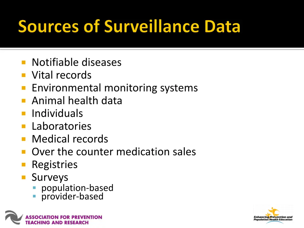 notifiable diseases vital records environmental