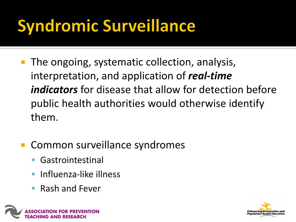 the ongoing systematic collection analysis 1