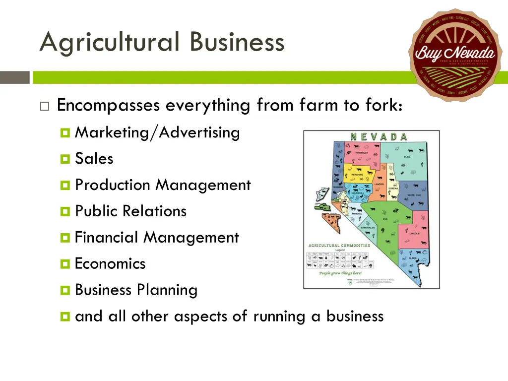 agricultural business