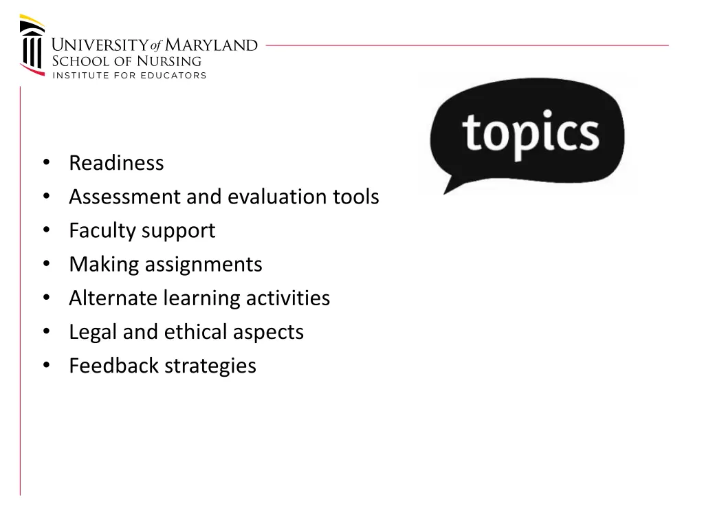 readiness assessment and evaluation tools faculty