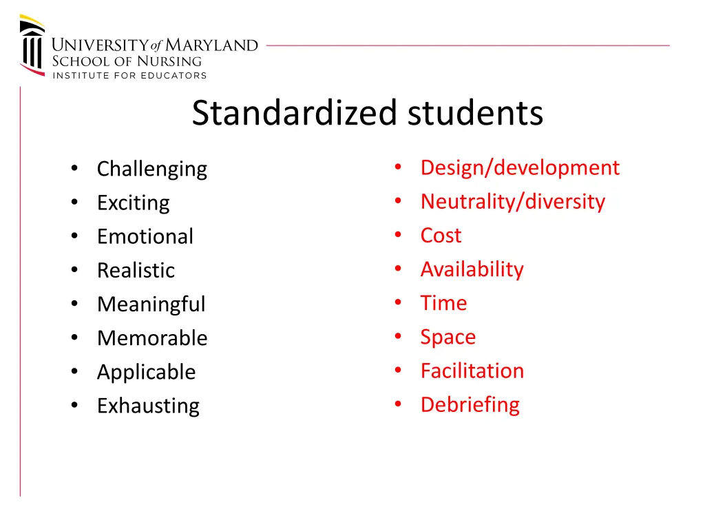 standardized students 1