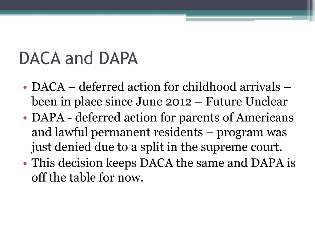 daca and dapa