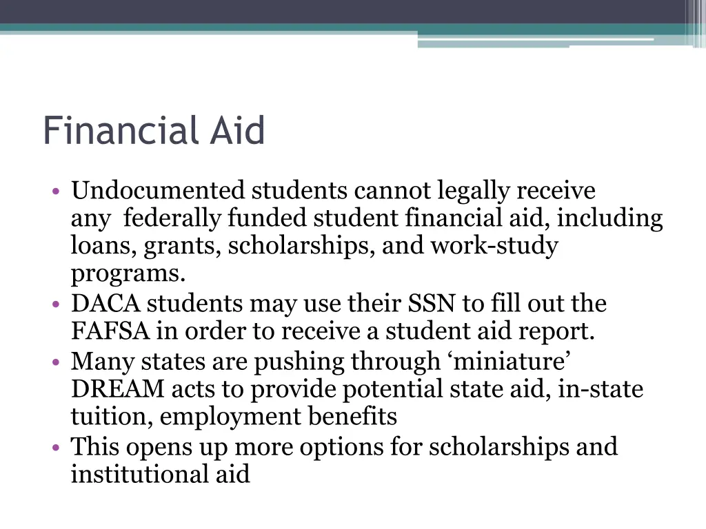 financial aid