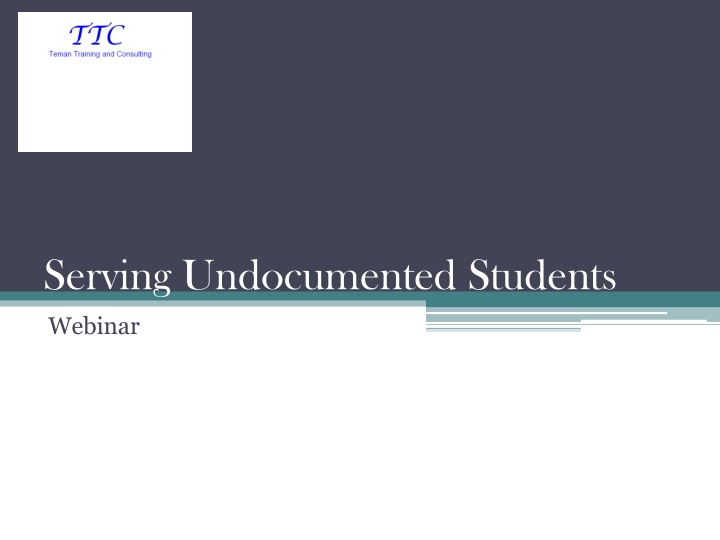 serving undocumented students webinar