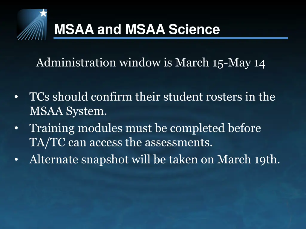 msaa and msaa science