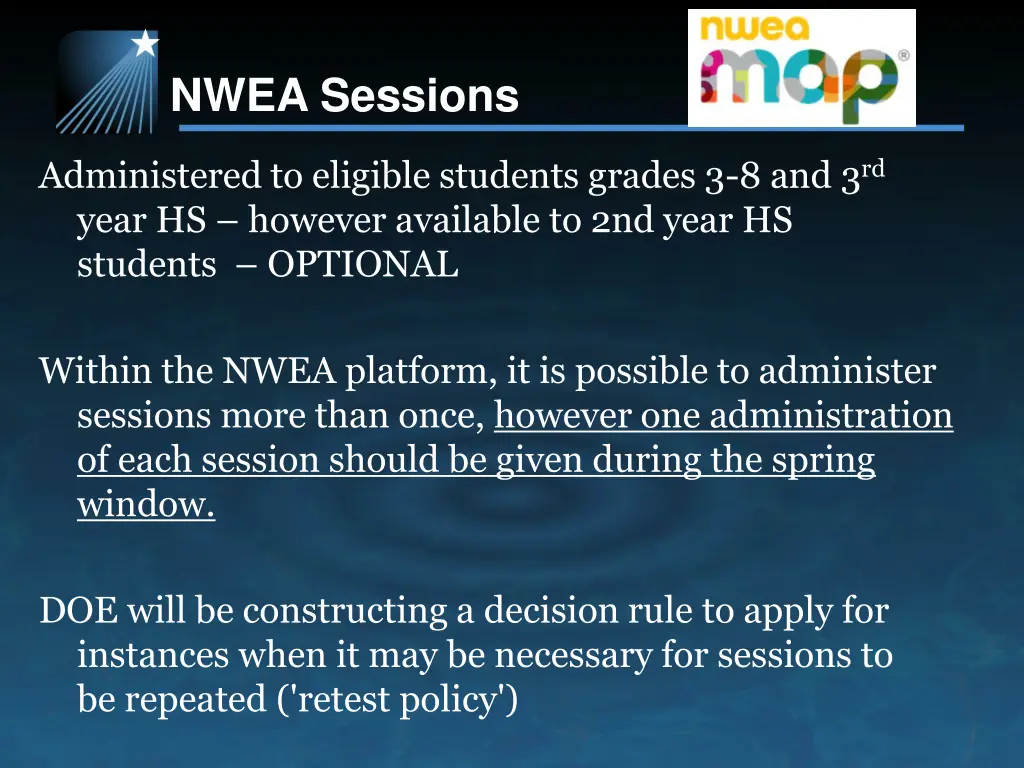 nwea sessions 1