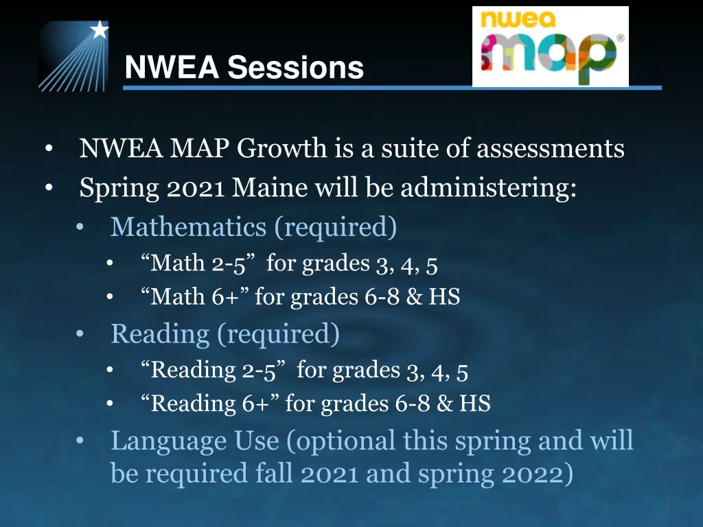 nwea sessions