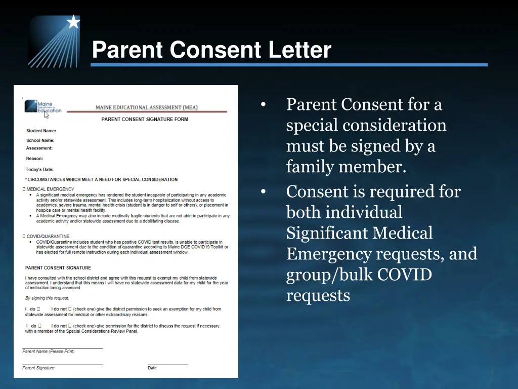 parent consent letter