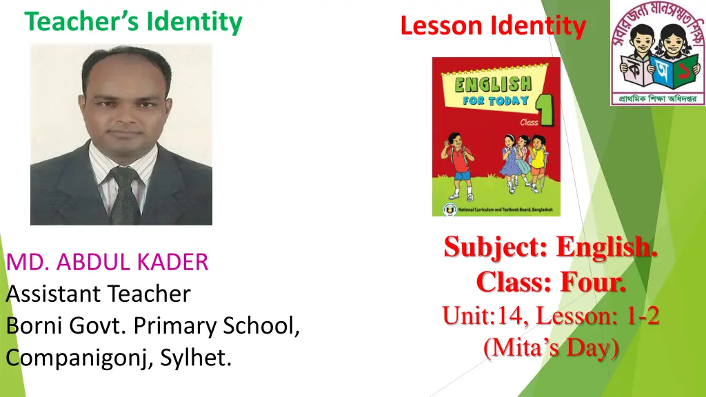 teacher s identity