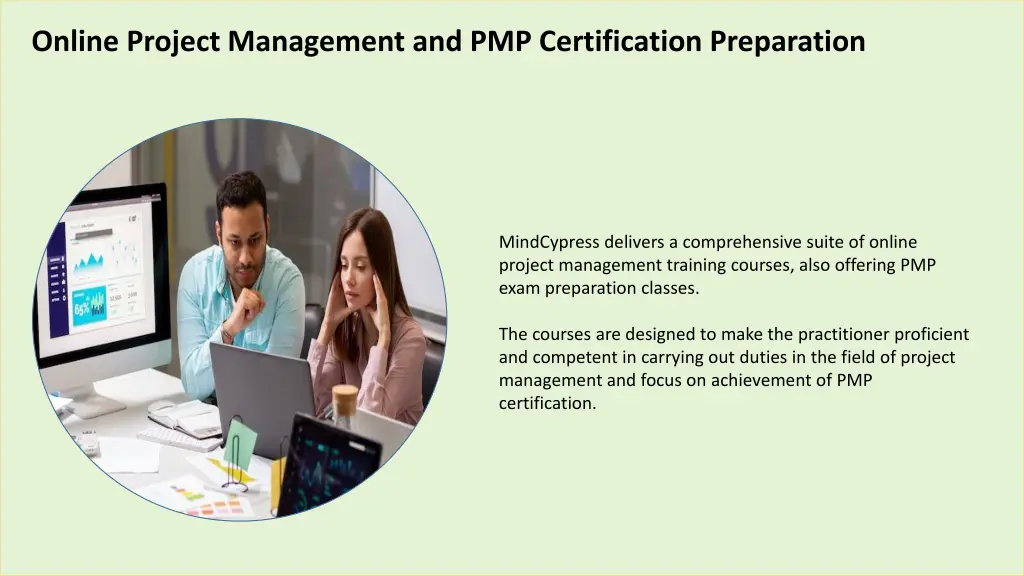 online project management and pmp certification