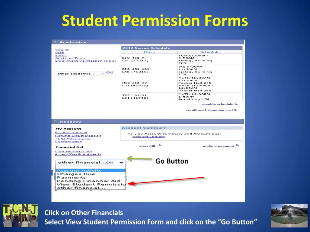 student permission forms