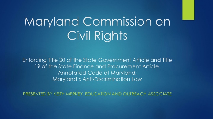 maryland commission on civil rights