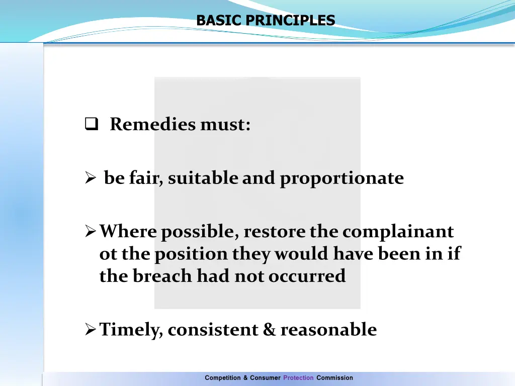 basic principles