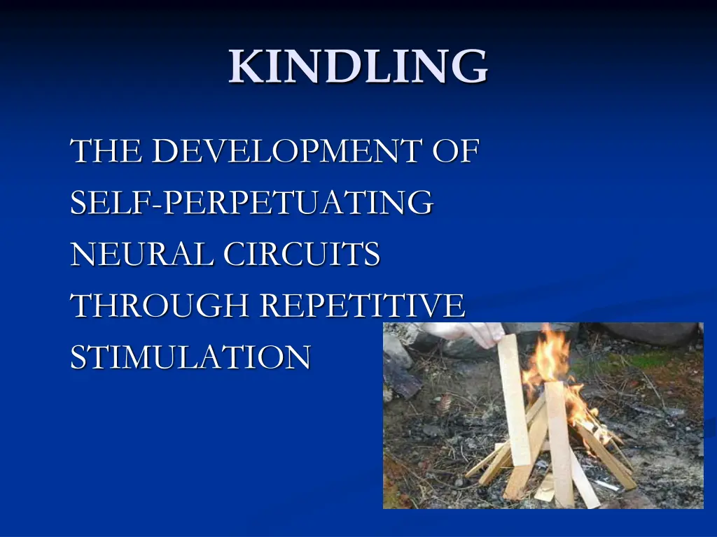 kindling