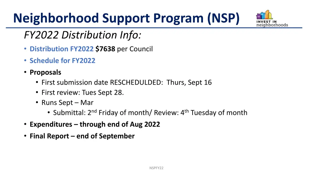 neighborhood support program nsp 1