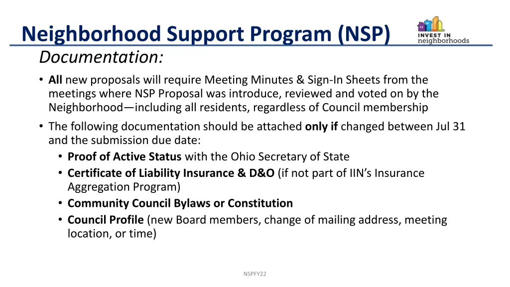 neighborhood support program nsp 15