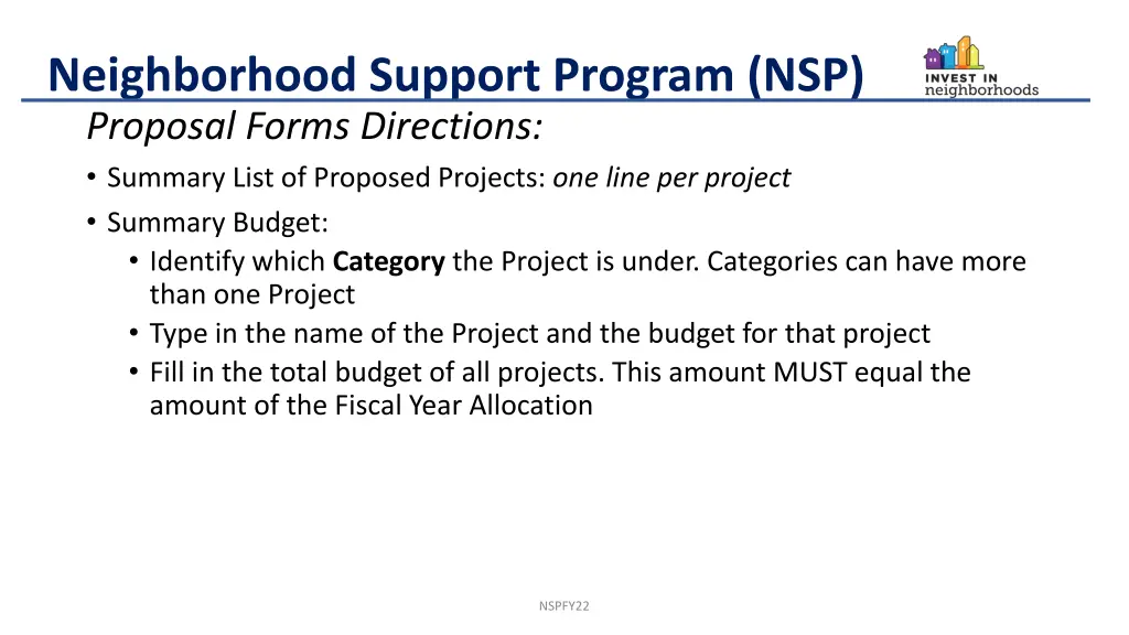 neighborhood support program nsp 16