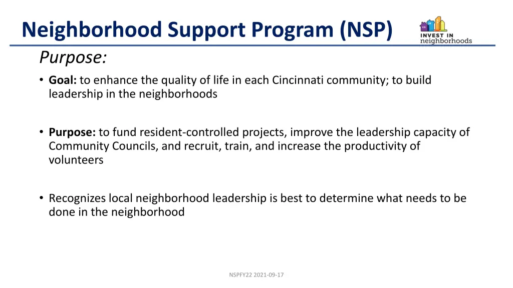 neighborhood support program nsp 2