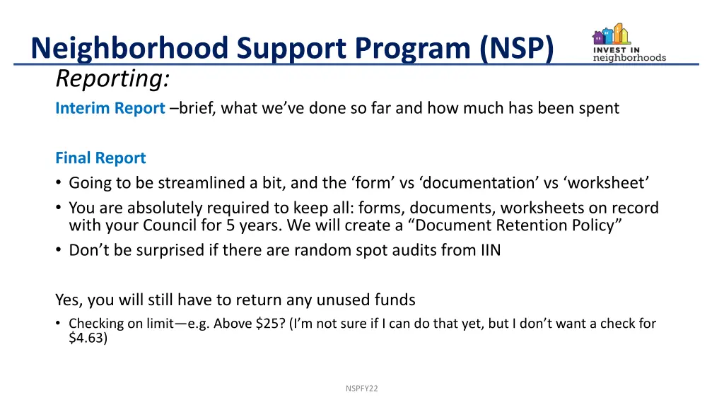 neighborhood support program nsp 20