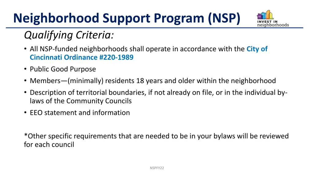 neighborhood support program nsp 3