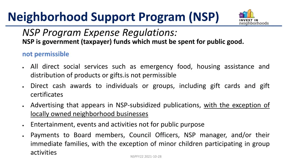 neighborhood support program nsp 7