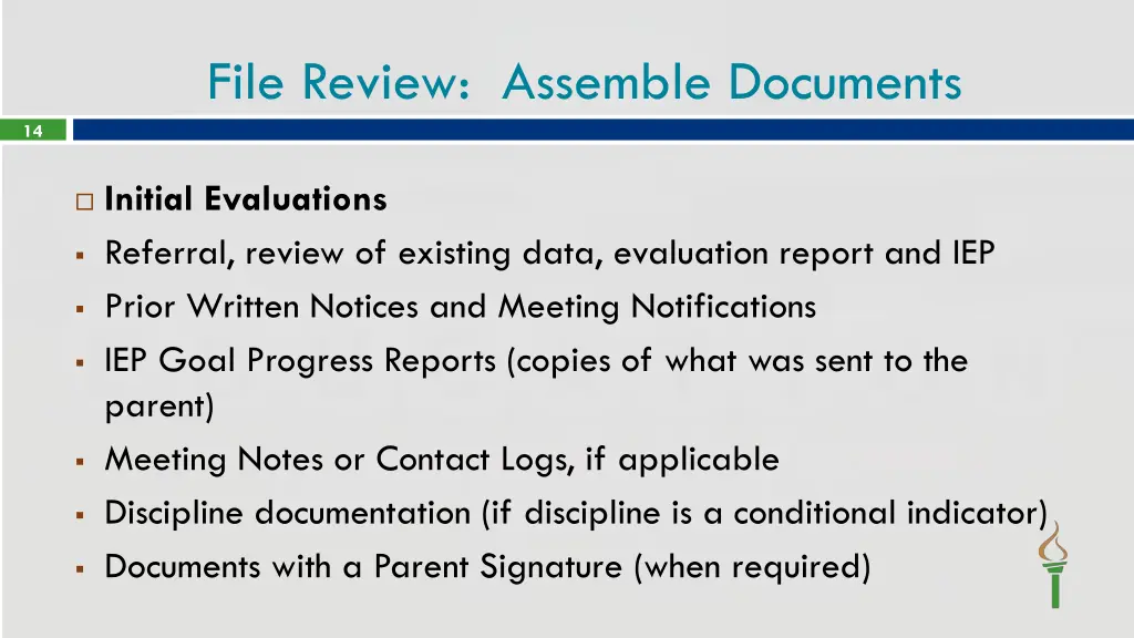 file review assemble documents