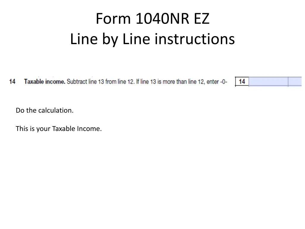 form 1040nr ez line by line instructions 17