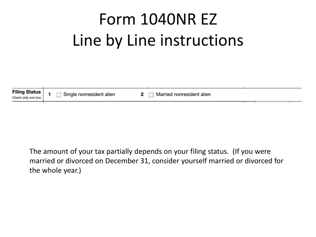 form 1040nr ez line by line instructions 4