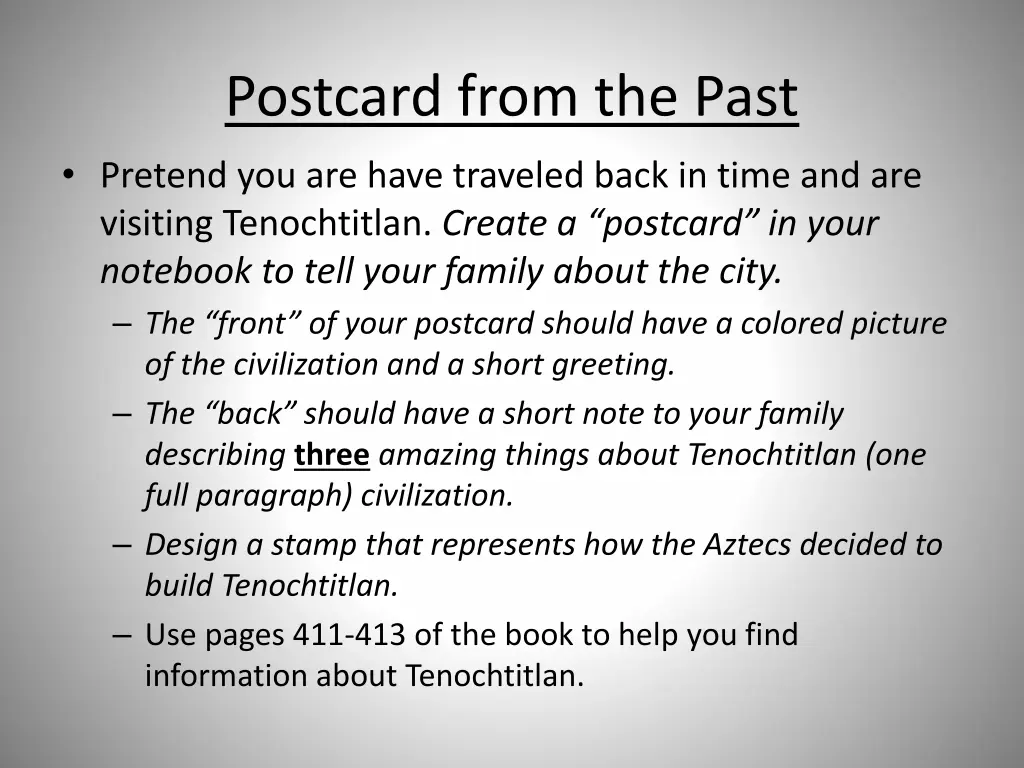 postcard from the past