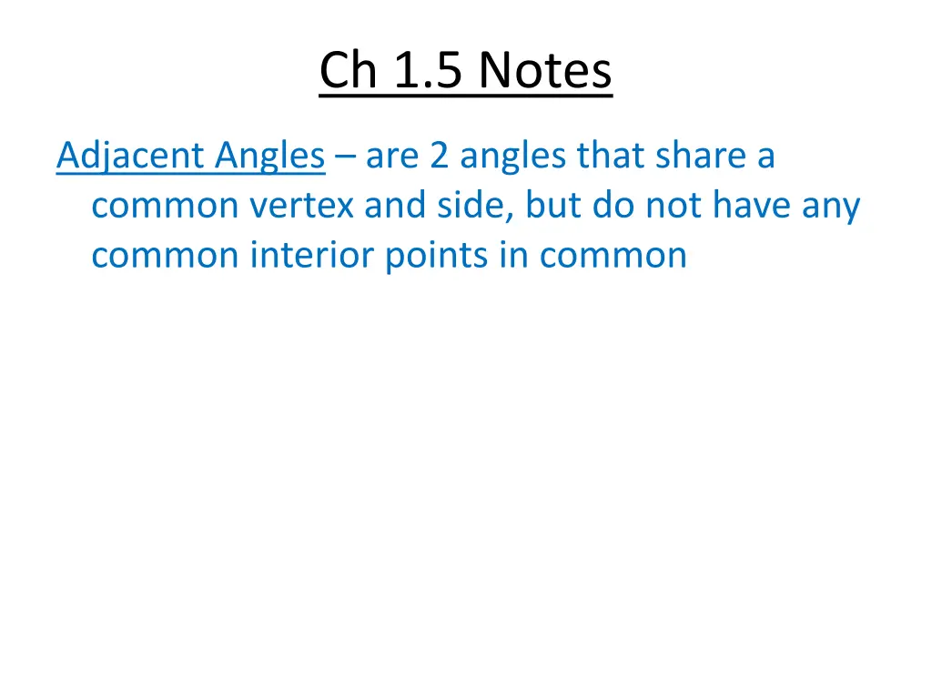 ch 1 5 notes