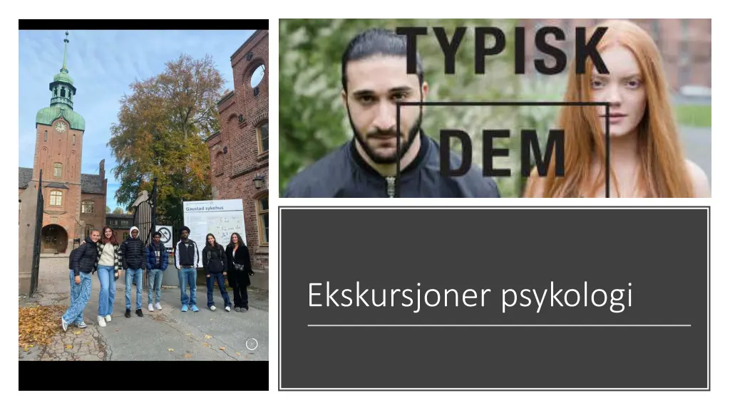 ekskursjoner psykologi