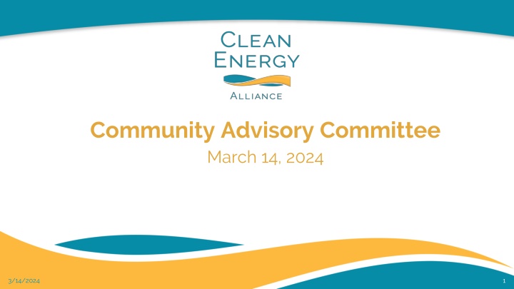 community advisory committee march 14 2024