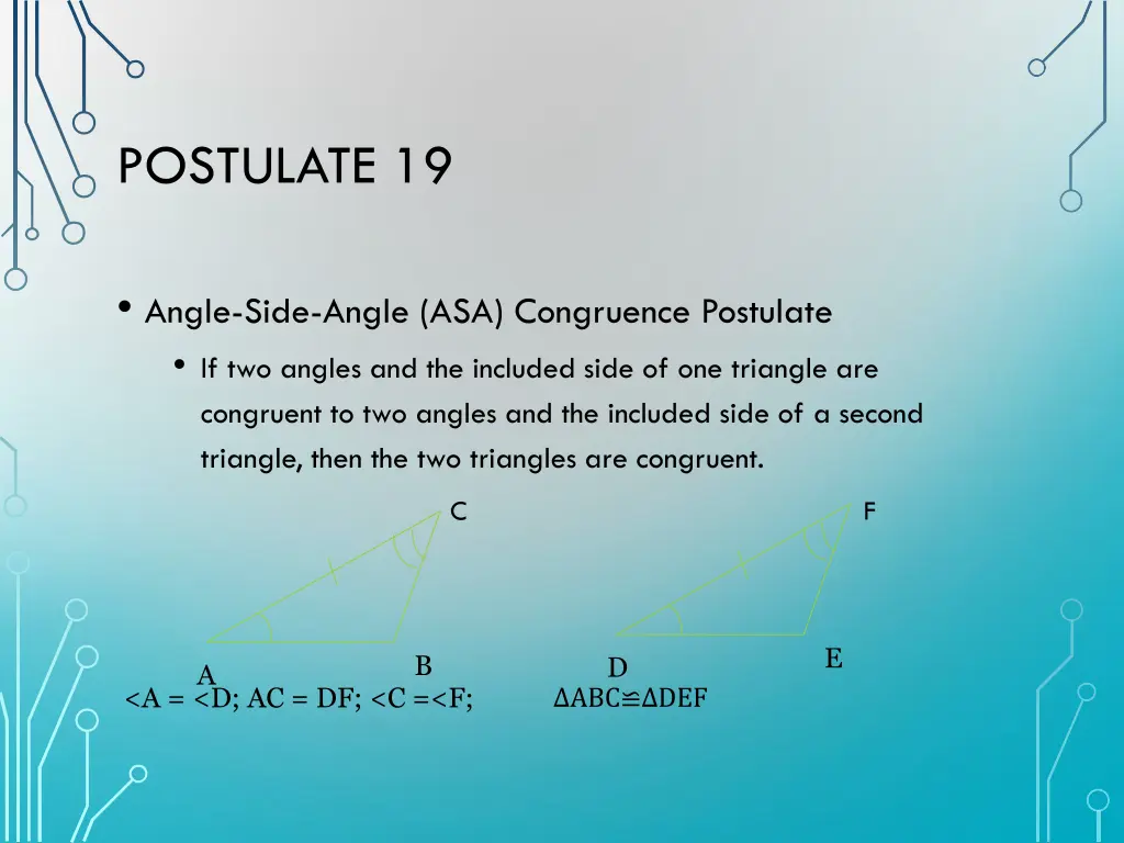 postulate 19