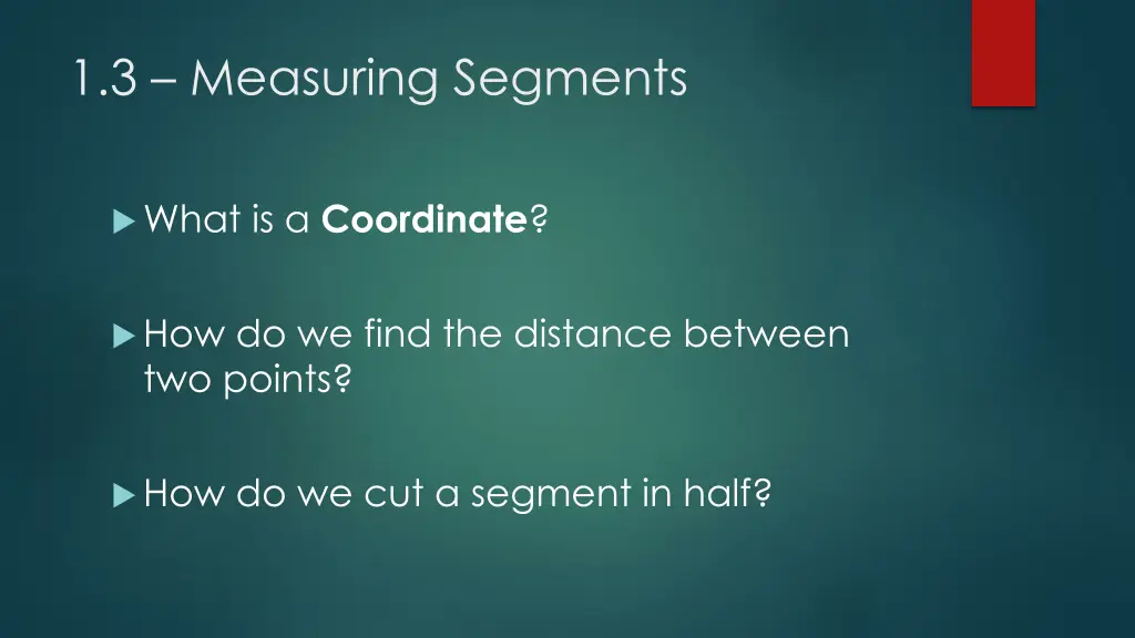 1 3 measuring segments