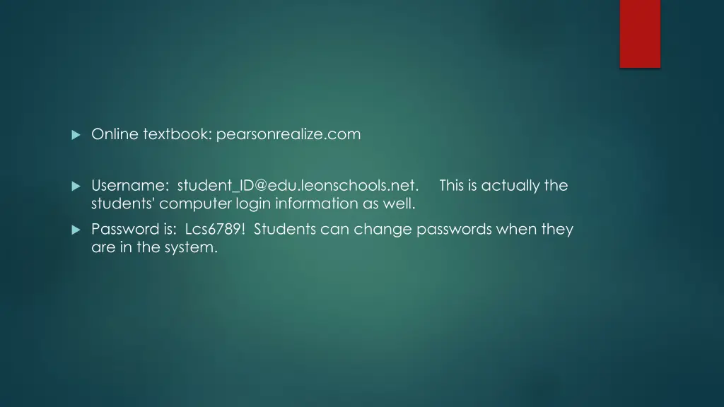 online textbook pearsonrealize com