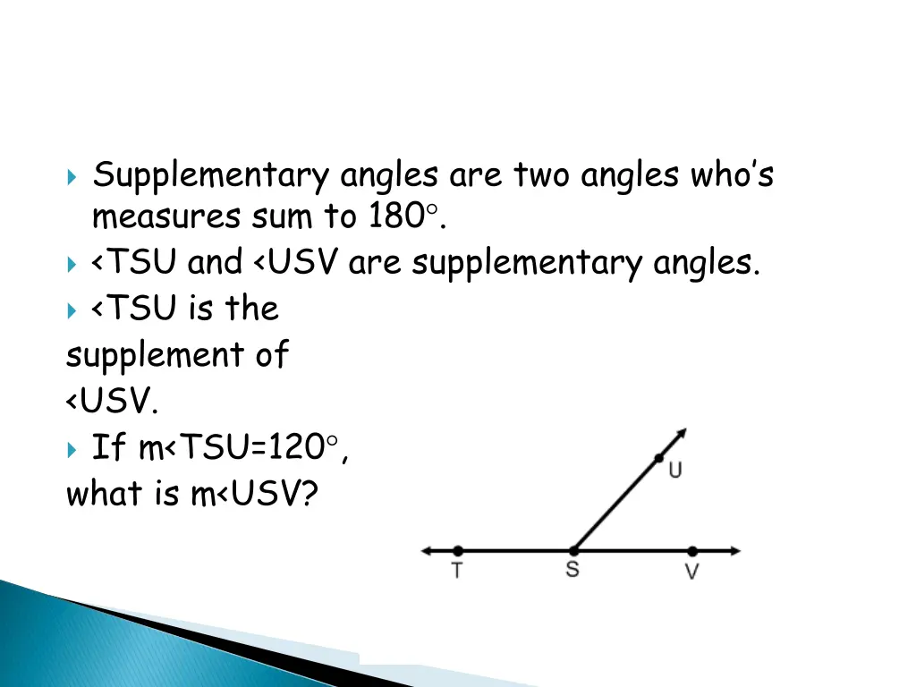 supplementary angles are two angles