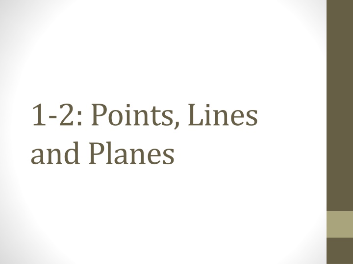 1 2 points lines and planes