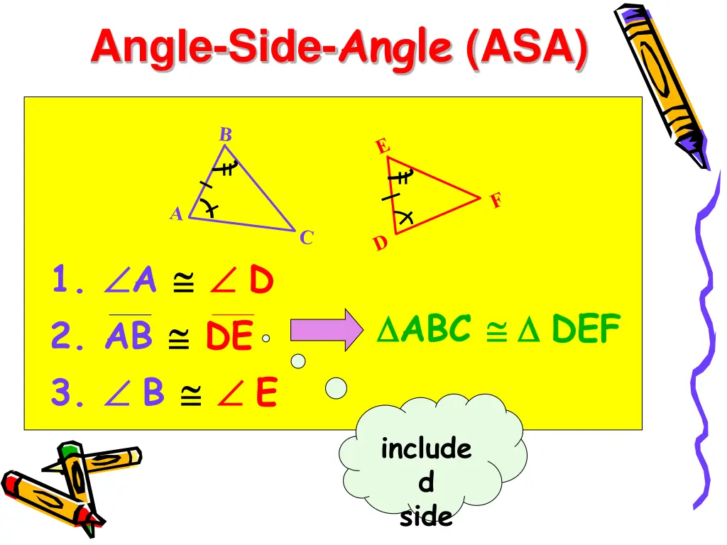 angle side angle asa