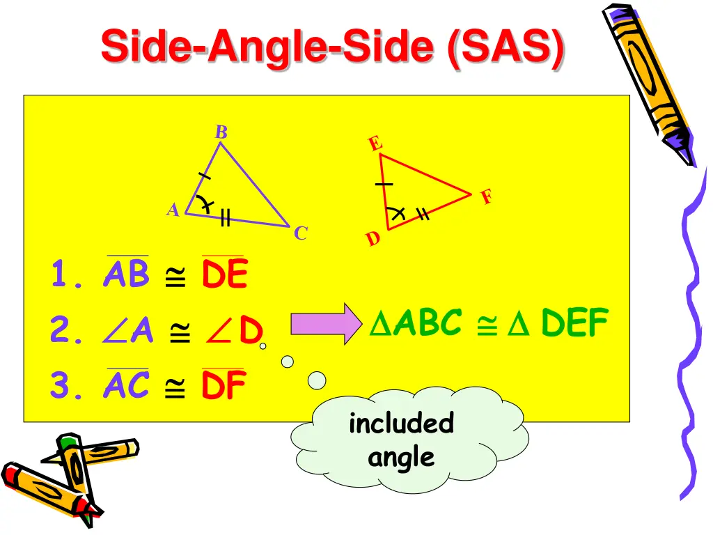 side angle side sas