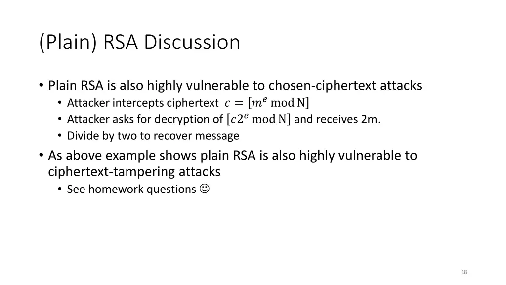 plain rsa discussion 2