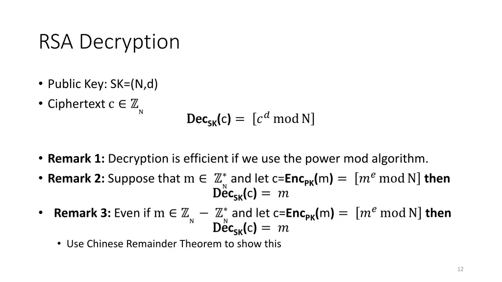 rsa decryption