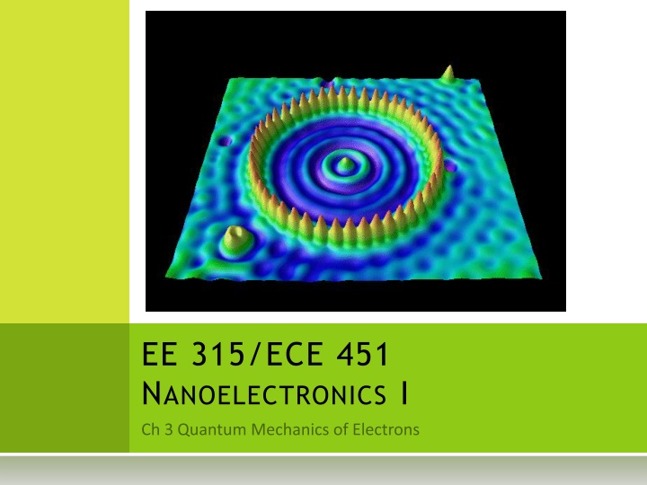 ee 315 ece 451 n anoelectronics i