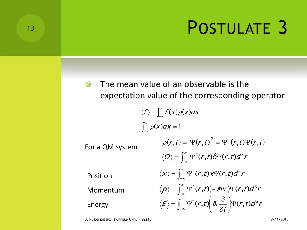 p ostulate 3