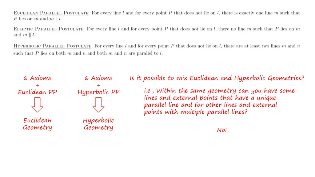 6 axioms euclidean pp